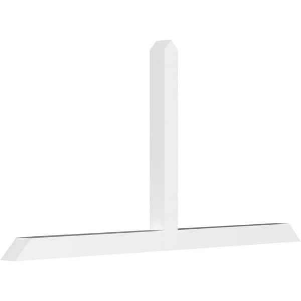 Ekena Millwork Portland 84 in. W x 42 in. H x 4 in. D Signature Polyurethane Bracket