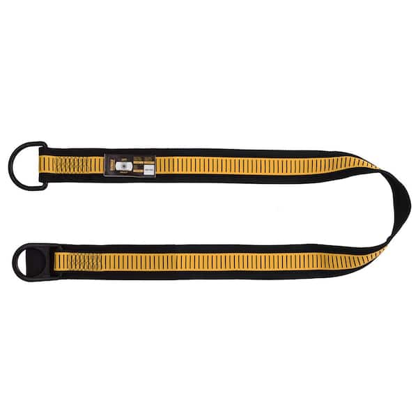 DEWALT Web Anchor Strap - Choker - Large and Small D-Rings with Wear Pad, - 4 ft.