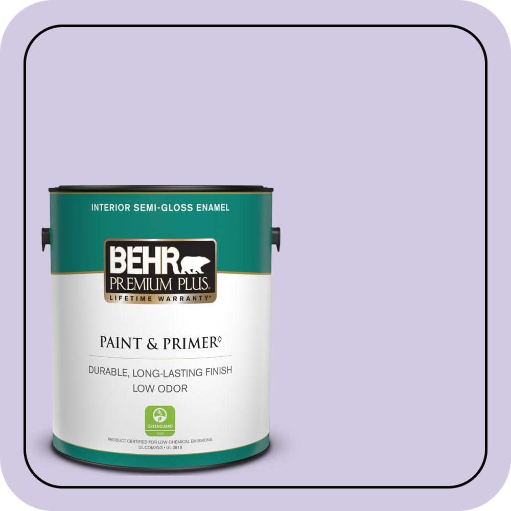 1 gal. #650C-3 Light Mulberry Semi-Gloss Enamel Low Odor Interior Paint & Primer price history on PriceWatchPro
