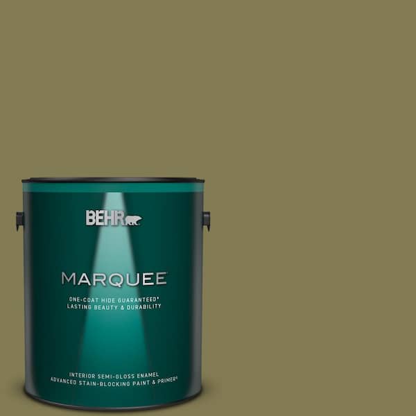 BEHR MARQUEE 1 gal. Home Decorators Collection #HDC-AC-16A Fern Grove Semi-Gloss Enamel Interior Paint & Primer