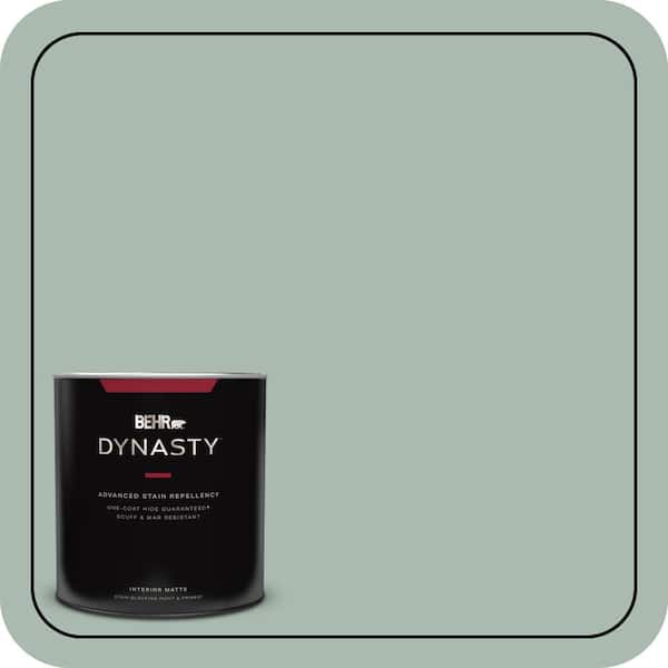 BEHR DYNASTY 1 qt. #PPU11-14 Zen One-Coat Hide Matte Interior Stain-Blocking Paint and Primer