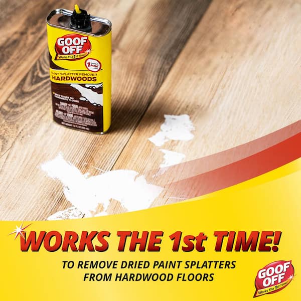 Goof Off 12 Oz. Hardwood Floor Paint Splatter Remover - Contractors  Building Supply