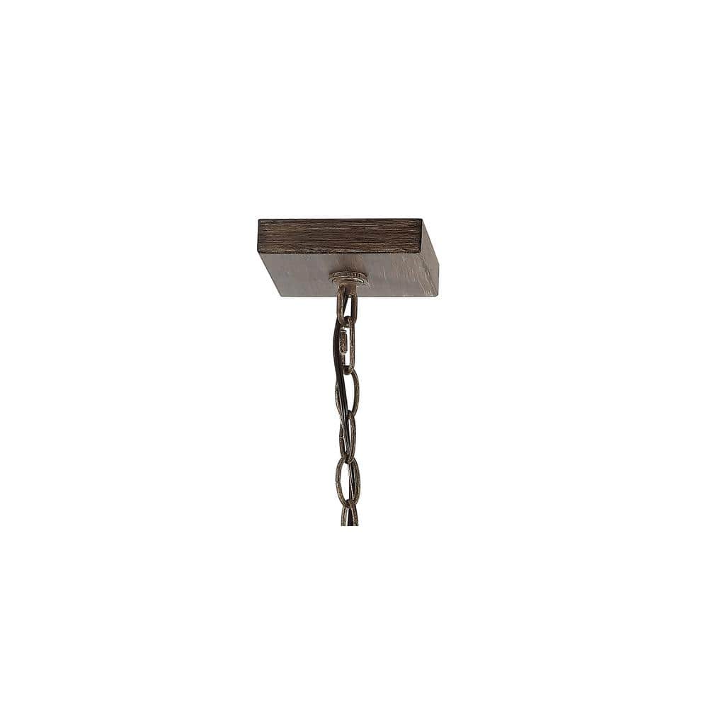 Magnolia Rustic 12" Farmhouse Iron LED Pendant - Oil-Rubbed Bronze