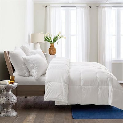 3IN1 Down Alternative Lightweight Detachable Queen 350GSM+350GSM, 700GSM 300TC Organic Cotton Comforter Only