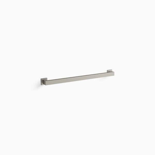 Square 36 in. Grab Bar in Vibrant Brushed Nickel