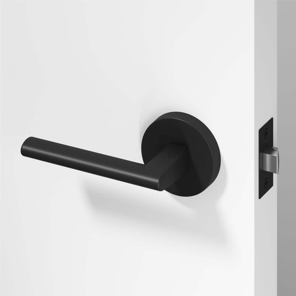 Brio Metal Matte Black Passage Hall/Closet Round Door Handle with Round Rosette price history on PriceWatchPro