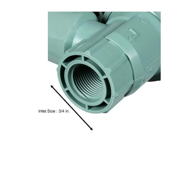 3/4 in. Plastic FPT Automatic Anti-Siphon Zone Valve