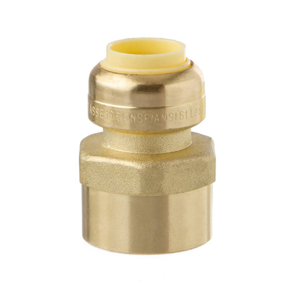 1/2 in. Push-fit x 3/4 in. Female Pipe Thread Brass Fitting price history on PriceWatchPro