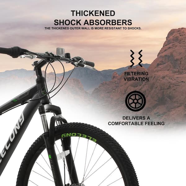 29"Aluminum Frame Men's Mountain Bike 21 Speed Shimano Hybrid Bicycle Disc Brake 