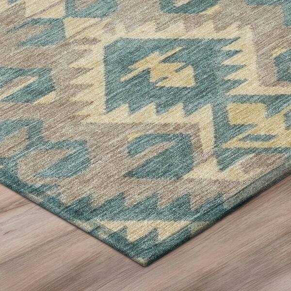 Chantille Machine Washable Indoor/Outdoor Abstract ACN2959 Dune 3 ft. x 4 ft. Area Rug