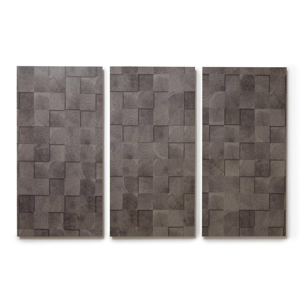 Faded Block 12" x 24" Adhesive Vinyl Tile Flooring