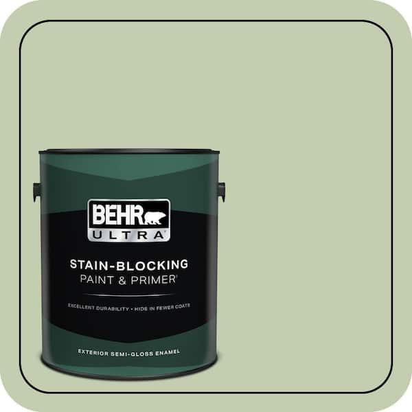 BEHR ULTRA 1 gal. #M380-3 Growing Season Semi-Gloss Enamel Exterior Paint & Primer