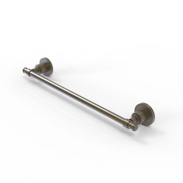 Allied Brass Washington Square Collection 30 in. Wall Mounted Towel Bar in Antique Brass