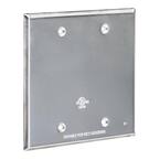 Weatherproof Double Gang Blank Cover with Gasket (100-Pack)
