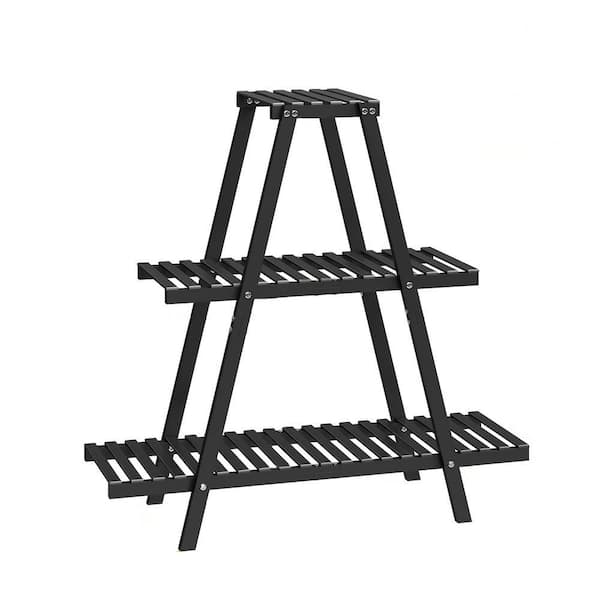 FAWEY TRED INC 32 in. H Bamboo Plant Stand for Indoor Outdoor