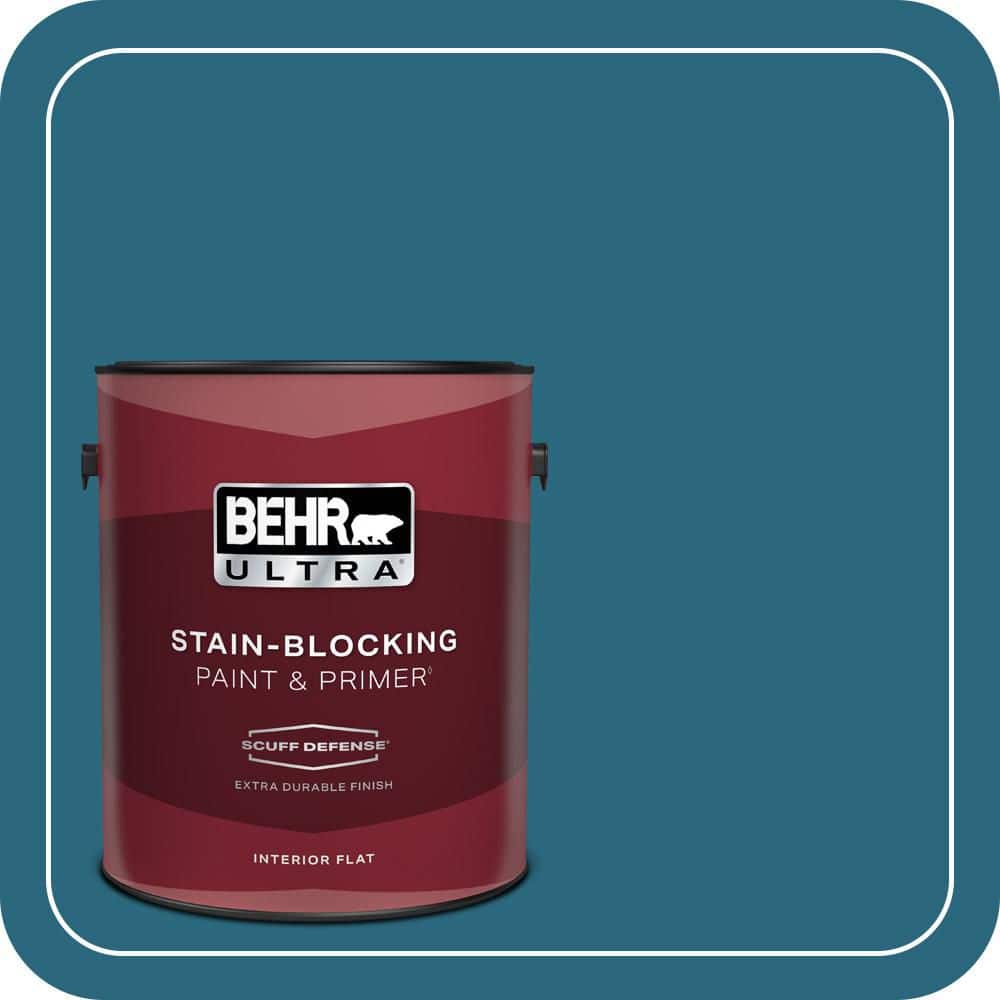 1 gal. #M480-7 Ice Cave Extra Durable Flat Interior Paint & Primer price history on PriceWatchPro