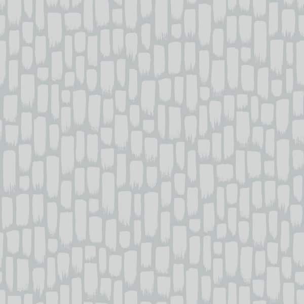 RoomMates Sumi-E Grey and Silver Peel and Stick Wallpaper (Covers 28.18 sq. ft.)