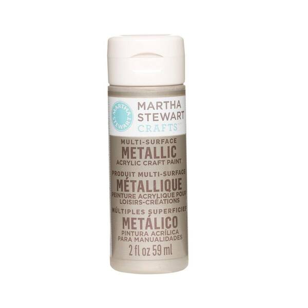 Martha Stewart Crafts 2-oz. Champagne Multi-Surface Metallic Acrylic Craft Paint