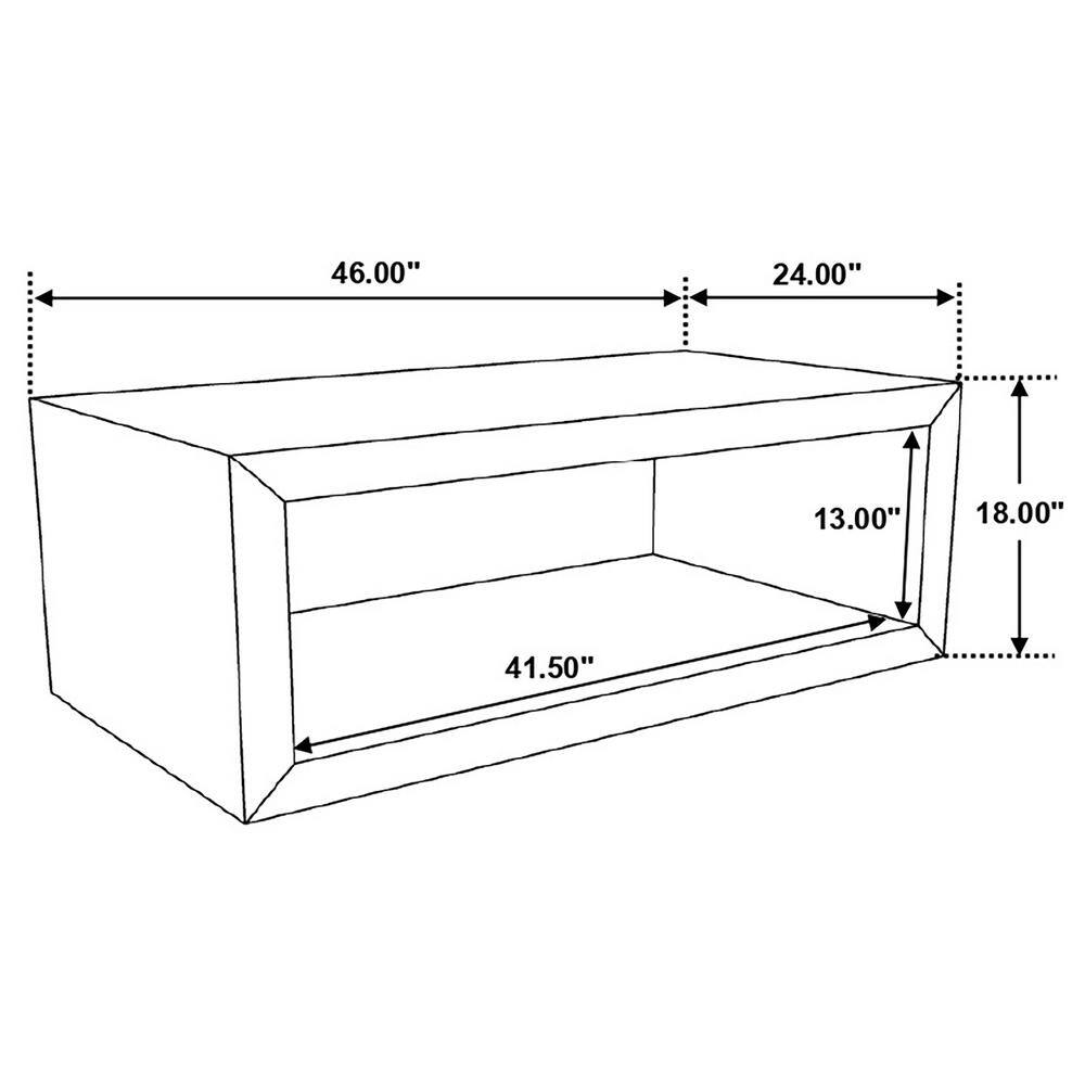 Benton Medium Wood Rectangular Coffee Table