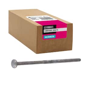 3/8 in.-16 x 10 in. Galvanized Carriage Bolt (15-Pack)