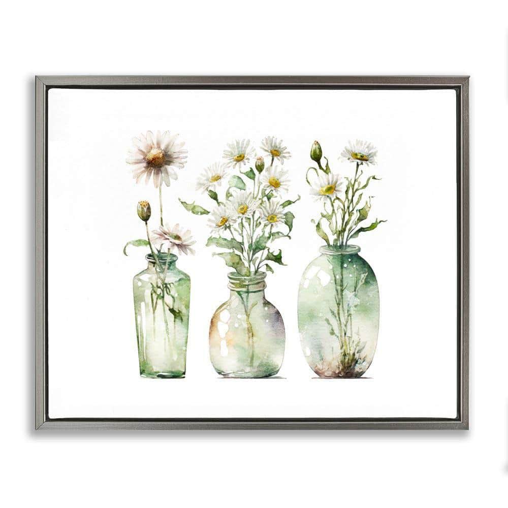 UPC 199235010776 product image for Delicate Glass Vases by Svetlana Aleynikova Gray Floater Frame Nature Graphic Ar | upcitemdb.com