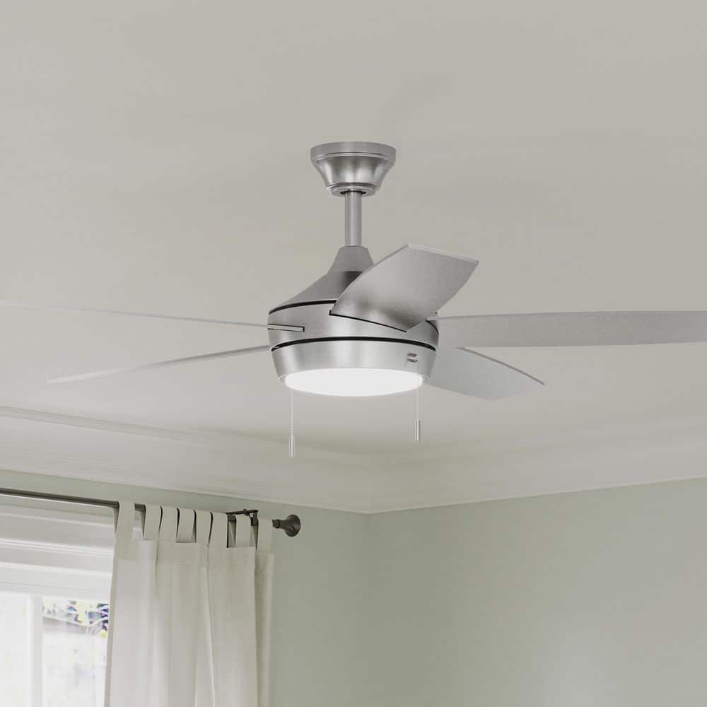 Progress Lighting Nolyn V 52 in. 5-Blade Standard Brushed Nickel