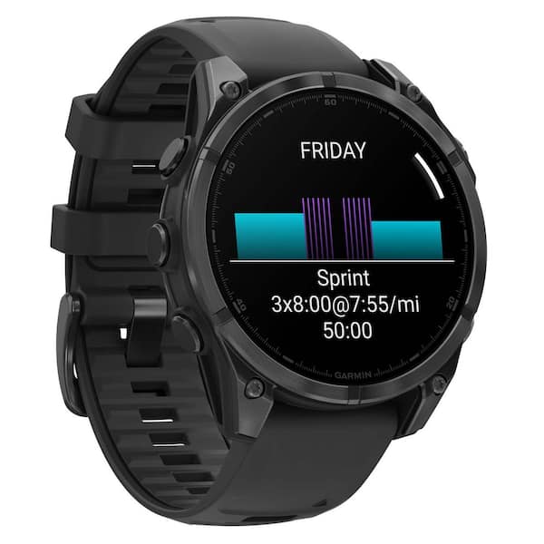 Garmin fenix 8 AMOLED Multisport 47-mm GPS Watch with Silicone