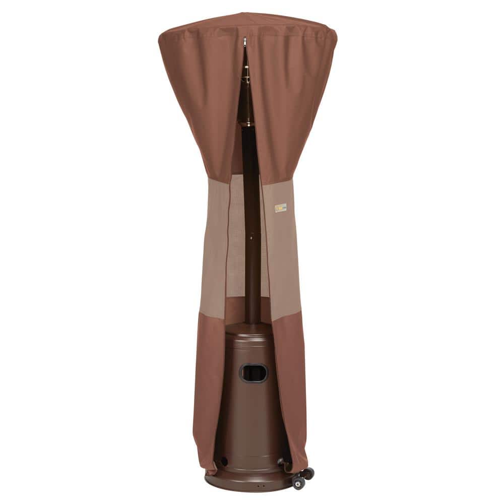 Ultimate Waterproof Beige and Brown Stand-Up Patio Heater Cover