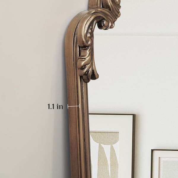 KeonJinn 22 in. H x 30 in. W Framed Rectangular Vintage Mirror