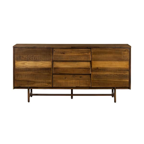Armen Living Superb Rustic Oak Buffet Cabinet