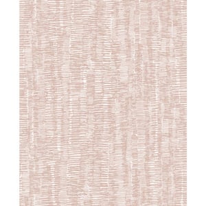 Hanko Salmon Abstract Texture Strippable Wallpaper (Covers 56.4 sq. ft.)