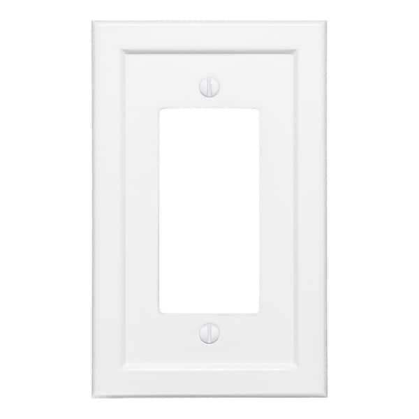 Woodmore 1-Gang White GFCI/Decorative/Rocker BMC Compound Wall Plate