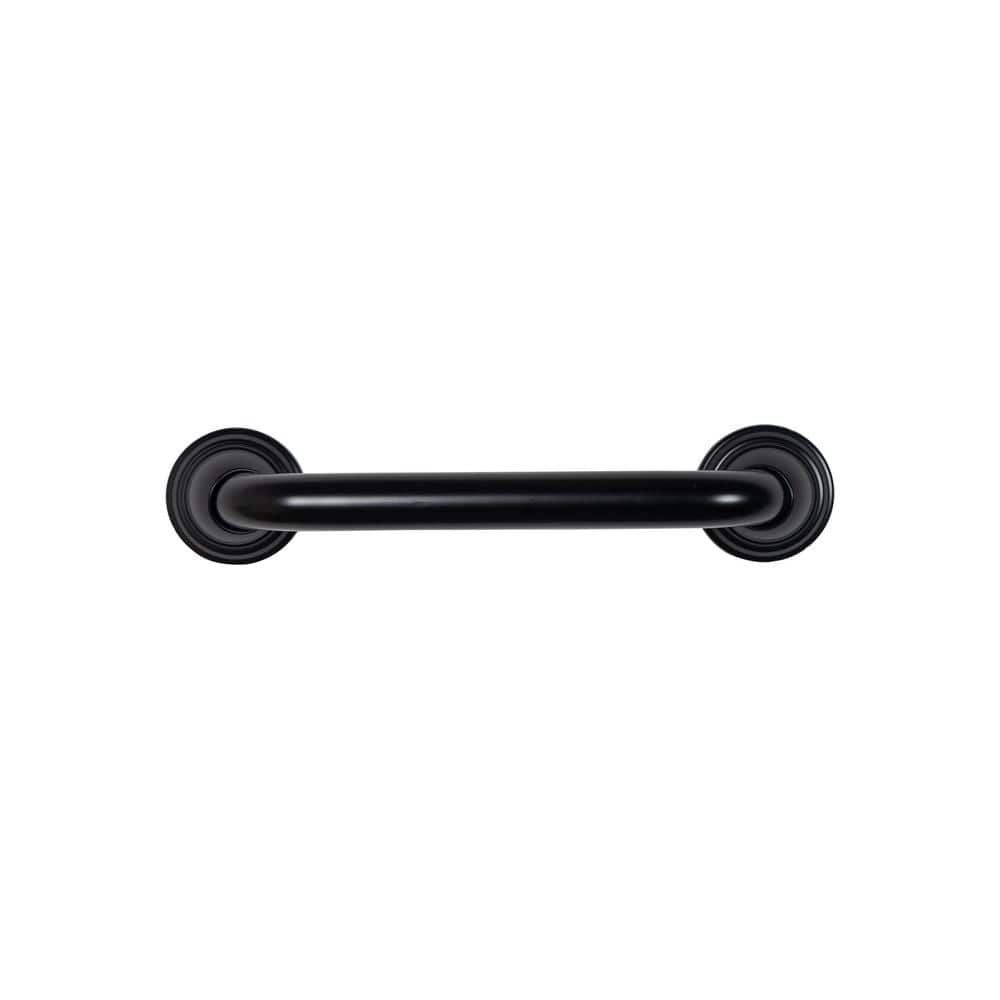 12" Black Stainless Steel Bathroom Safety Grab Bar