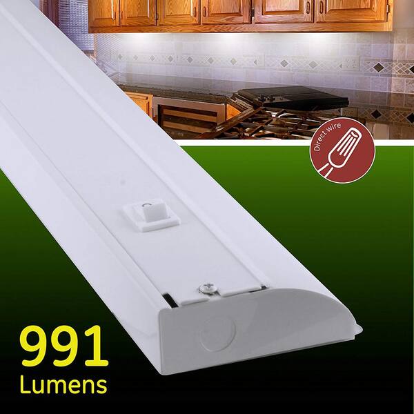 Ge 24 In Premium Led Direct Wire Under, Under Cabinet Led Tape Lighting Direct Wire