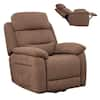 Costway Grey Fabric Power Lift Recliner Chair Sofa for Elderly w/Side  Pocket and Remote Control JL10020US-GR - The Home Depot