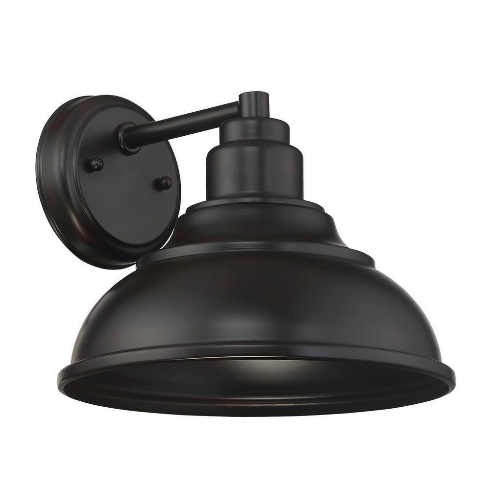 English Bronze Dimmable Outdoor Lantern Wall Sconce