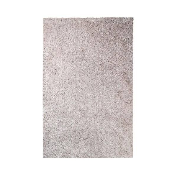 HomeRoots 5' X 8' Beige Shag Stain Resistant Area Rug