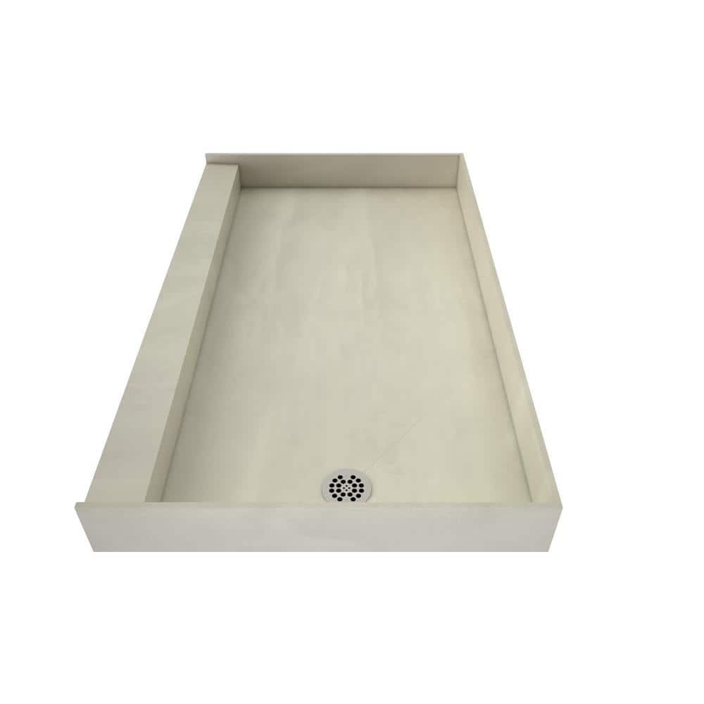 Tile Redi 60" x 36" Polished Chrome Shower Base with Right Drain