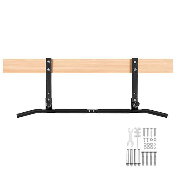Joist Mount Pull Up Bar, 440 lbs. Capacity Ceiling Mounted Chin Up Bar for Home Gym, Multi-Grip Pull Ups