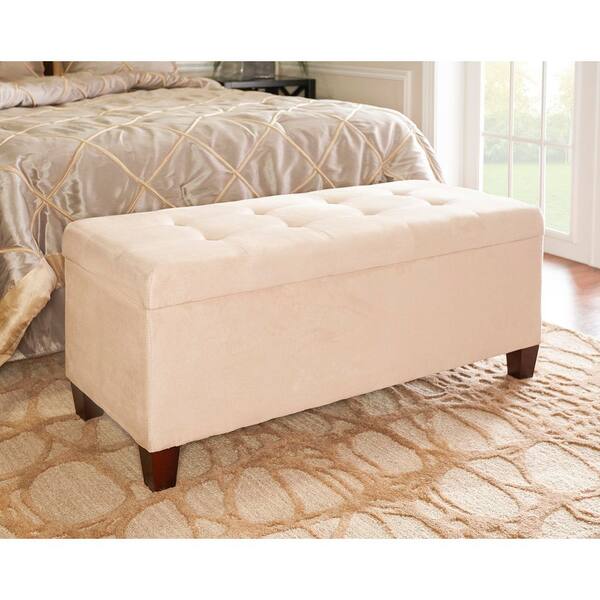 小物 HYEON ted stole / beige Linon Home Decor Phoebe Beige Microfiber Rectangle Shoe