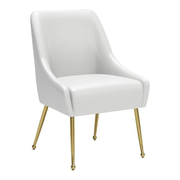 White suede dining online chairs