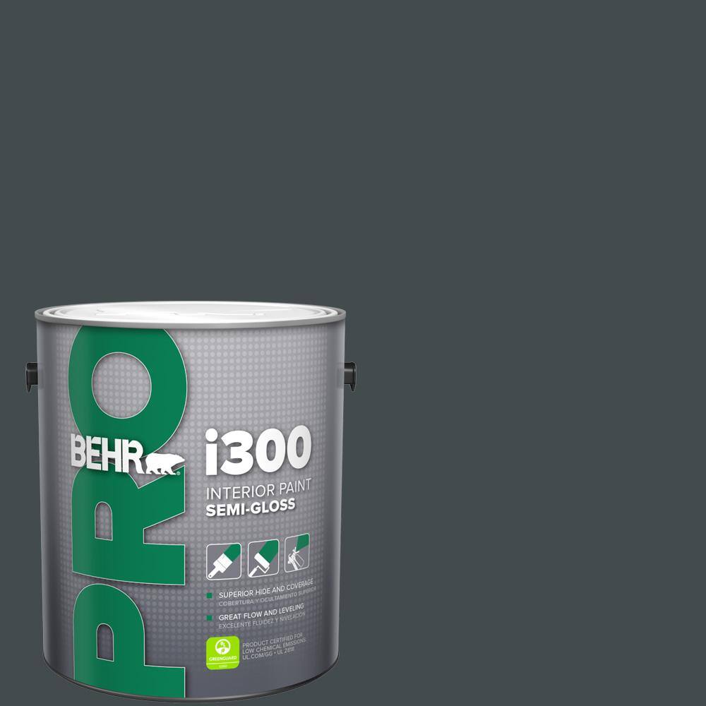 1 gal. #730F-7 Black Sable Semi-Gloss Interior Paint price history on PriceWatchPro