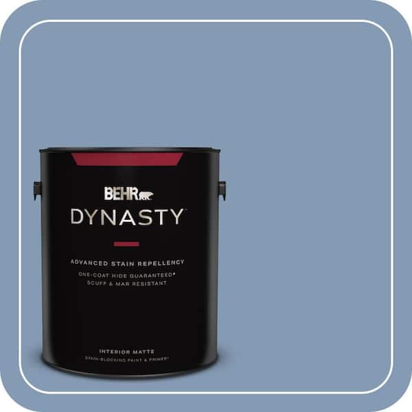 BEHR DYNASTY 1 gal. #MQ5-51 Mystery One-Coat Hide Matte Interior Stain-Blocking Paint & Primer