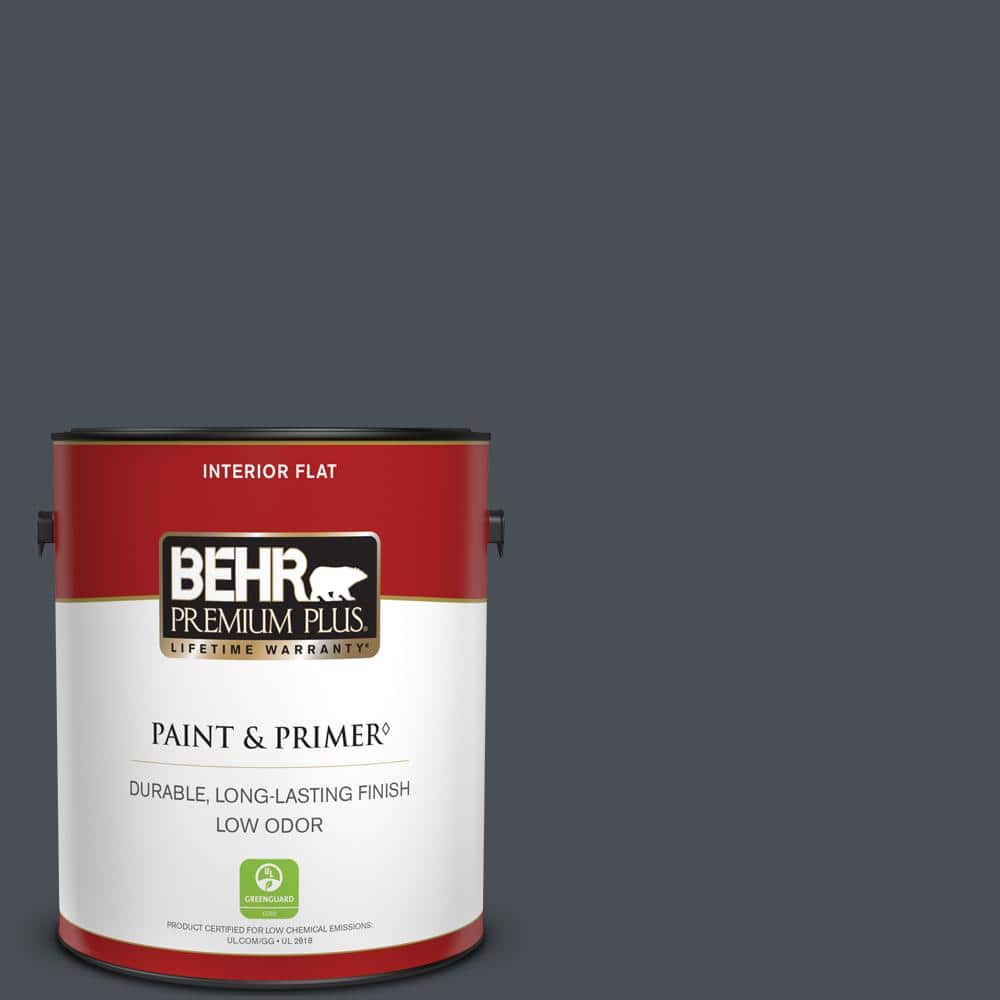 BEHR PREMIUM PLUS 1 gal. PPU1520 Poppy Seed Flat Low Odor Interior