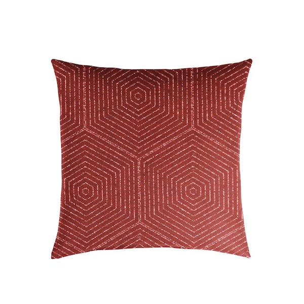 Sunbrella Enrich Ruby Outdoor Knife Edge Throw Pillows