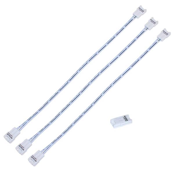 Armacost Lighting White LED Tape Light SureLock Connector Assortment Pack