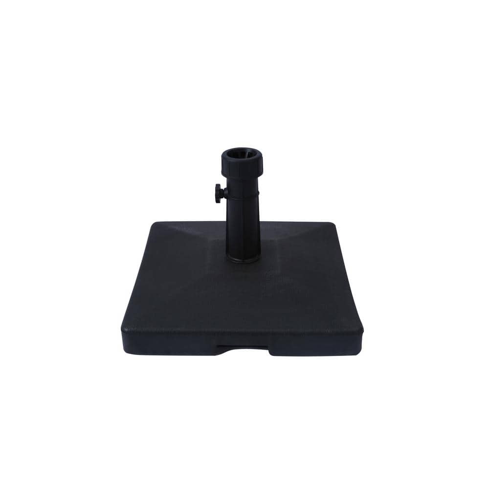 Square Heavy Duty Concrete Patio Umbrella Base Black