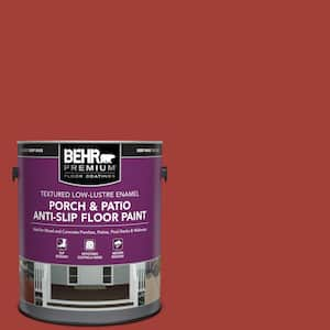 1 gal. #PPU2-16 Fire Cracker Textured Low-Lustre Enamel Interior/Exterior Porch and Patio Anti-Slip Floor Paint