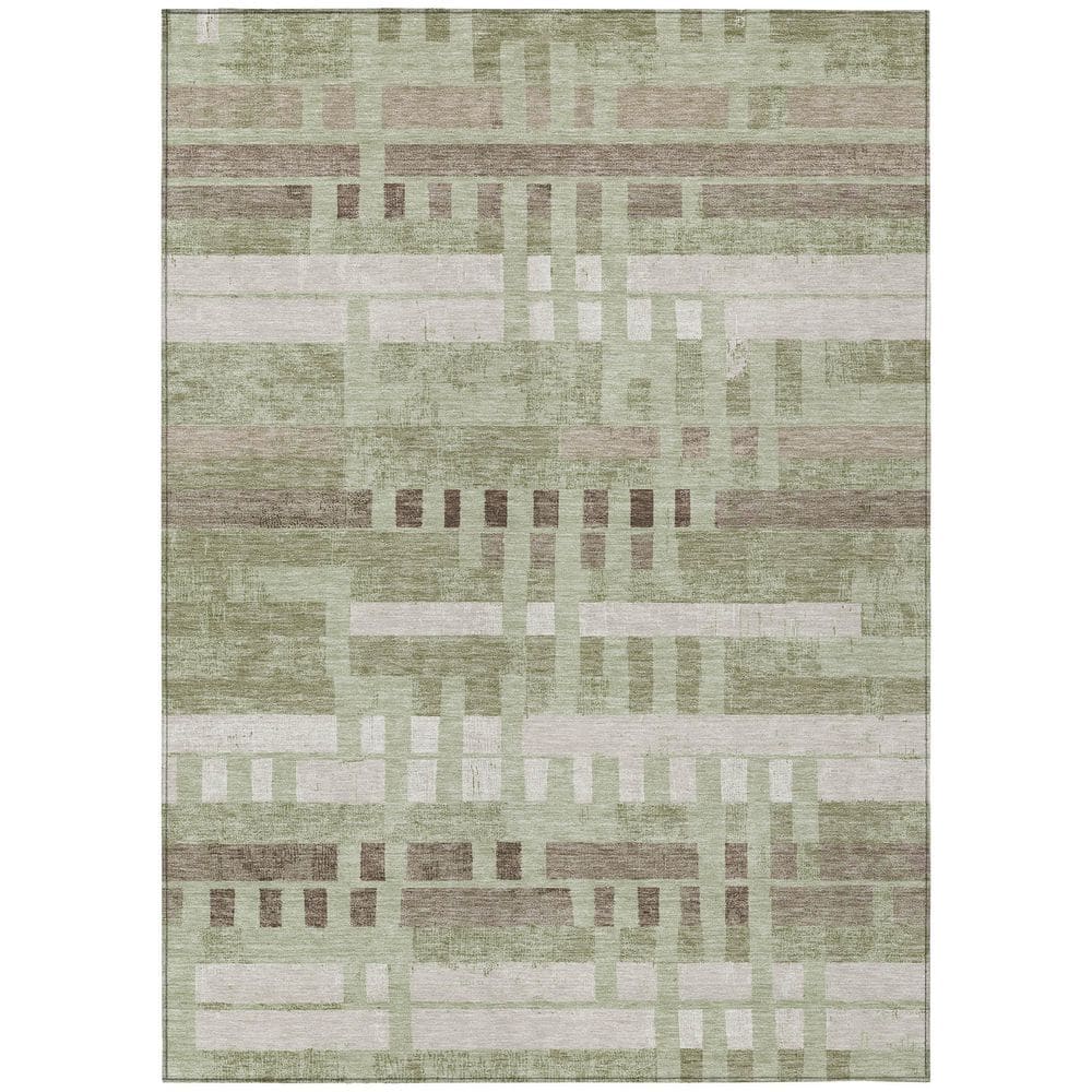 Chantille Machine Washable Indoor/Outdoor Abstract ACN2897 Celery 9 ft. x 12 ft. Area Rug price history on PriceWatchPro