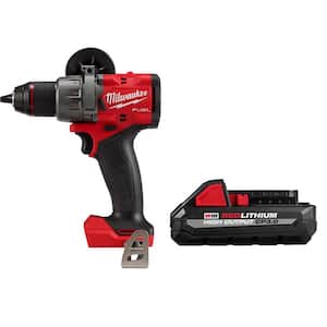 M18 FUEL 18V Lithium-Ion Brushless Cordless 1/2 in. Drill/Driver with High Output CP 3.0 Ah Battery